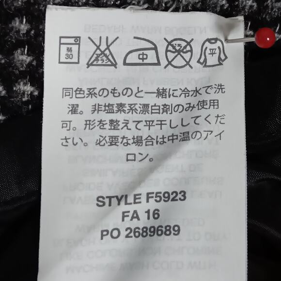 J.CREW Checkered Wool Flutter Dress Size 12 ASO Veronica Lodge Riverdale Episode - Picture 11 of 12